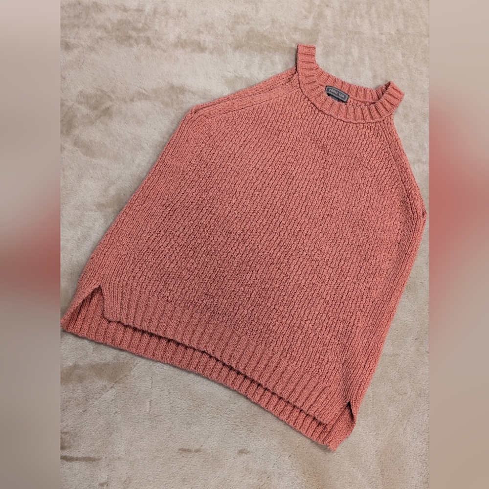 Chic Coral Knit Tank Top
